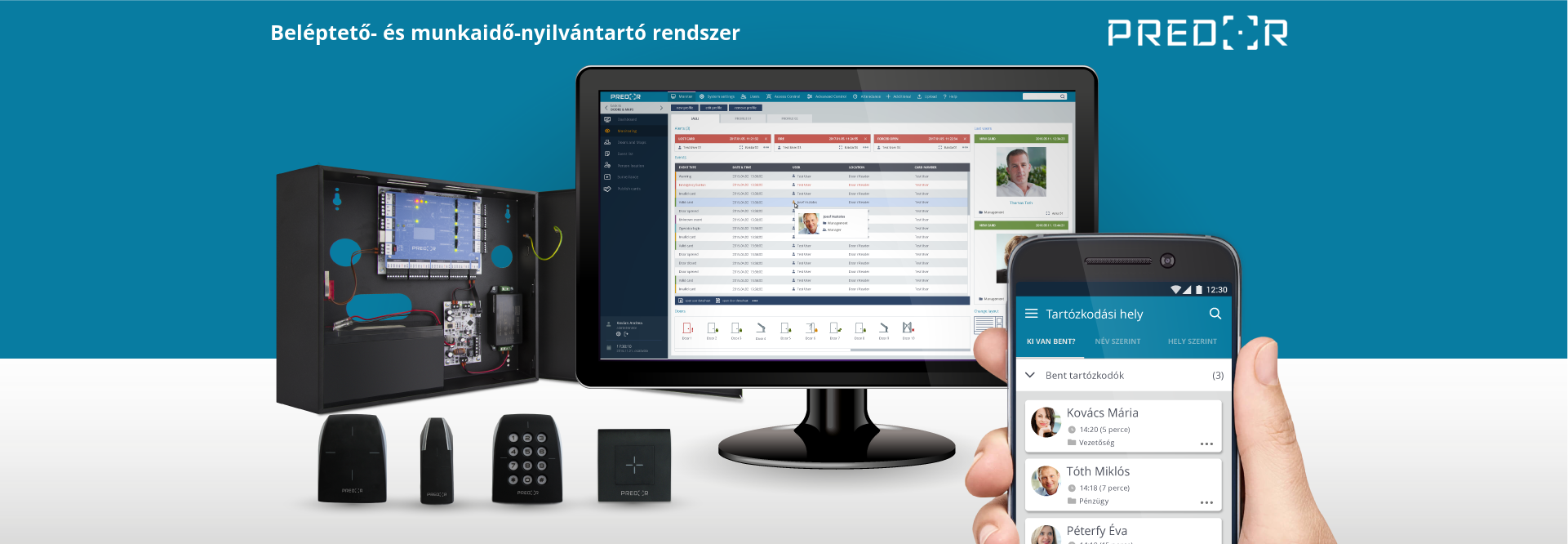 Predor - Beléptető- és munkaidő-nyilvántartó rendszer